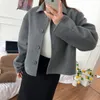 Toteme Blazer de doble cara para mujer Abrigo informal Chaquetas de mujer