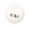 Dekoracja imprezy 1PCS 36 cali 90 cm pan Mrs Wedding Decor Balon Bulloon na Pobooth Props White Ballons Event