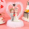 Fournitures de fête autre fête décoration de mariage anniversaire anniversaire saint valentin marié Couple résine synthétique gâteau Topper