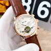 Designer Herrklocka Fashion High-End Mechanical Automatic Luxury Watch Leather Strap Father's Day Gift for Men