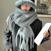 Halsdukar termisk halsduk mysig vinter förtjockad vindtät snyggt nackfolie för kvinnor länge