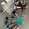 NEW Makeup Brushes Set 15pcs Crystal Handle Brush Lip Powder Foundation Eye shadow Eyebrow Cosmetic Brush Kit beauty Make Up Tools LL