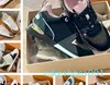 Famous Brand Run Away Sneakers ow Top Calfskin Leather Trainer Women Men Casual Walking