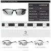 サングラスAOWEAR ALUMINUM RIMLESS POCHROMIC SUNGLASSEES MEN POLARIZED DAY NIGHT DRIVING GLASSES CHAMELEON OPLOR LENS EYEGLASS GAFAS 231124