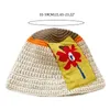 Шляпы с широкими полями Шляпы-ведра Модная шляпа с цветочным горшком Вязаная шляпа-ведро Защита от солнца Складная шляпа от солнца Дикая индивидуальность Панама Открытый тренд 230424