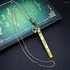 Pendant Necklaces Anime Attack On Titan Necklace For Women Men Metal Sword Jewelry Chains Choker Collares Gift