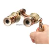 Telescope & Binoculars Telescope 3X25 Mini Theater Binocars With Handle For Musical Concert Stage Drama Opera Glasses Lens Retro Metal Dhxnb