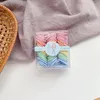 Hair Accessories Eighty Roots Cute Candy Color Box Small Finger Scrunchie Leather Band High Stretch Girl's Tie