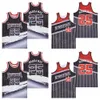 Basketball Treadwell High School Jersey Penny Hardaway 25 Hemd Moive HipHop College genähte Universität Pullover Atmungsaktives Team Pinstripe Black Retro Man