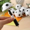 Pen do futebol personalizado caneta de caneta retrátil de 0,5 mm de reabastecimento de transporte de 0,5 mm