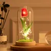 ナイトライトチューリップ人工花LEDストリングライト暖かい白いバッテリー駆動、誕生日女性、お母さんのおばあちゃん、友人、姉妹、妻、記念日