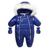 Set di abbigliamento Neonato Neonata Ragazzo Inverno Cappotto carino Tuta da neve Giacca da bambino Abbigliamento Cerniera Tuta Con cappuccio Abbigliamento da neve 231123