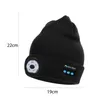 Headlamps 5LED Headlight Hats 3 Brightnesses USB-C Beanie Breathable 125LM BlueTooth-compatible 5.0 Xmas Gifts For Night Sports