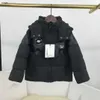 Brand down kid coat hooded baby jacket Size 110-160 Black stain resistant boys Outwear winter kids designer clothes Nov25