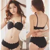 Bras Sets Corrugated Bra Beautiful Fashion Sweet Push Up