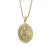 Подвесные ожерелья Богоматерь Апарецида Дева Мария Цепочка бразильские католики ювелирные изделия