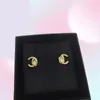 2023 Luxury Quality Charm Stud Earring with Crystal Peads in 18k Gold Plated Small Size Have Box Stamp PS7477A60452428969307