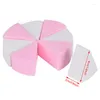 Makeup Sponges 8Pcs Triangle-shaped Cosmetic Sponge Candy Color Washable Facial Cream Puff Portable Wet Dry Use Beauty Tool For Travel