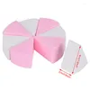 Éponges de maquillage 8 pièces en forme de triangle éponge cosmétique couleur bonbon lavable crème pour le visage bouffée Portable humide sec utiliser beauté outil pour voyage