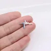 Charms 10 Stück 20 mm Edelstahl schöne polierte Stecker Armband Anhänger DIY Handwerk wasserdichte antiallergische Vakuumplatte