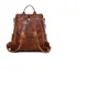 Schooltassen Dames Vintage Design Zachte Pu lederen rugzak Grote capaciteit Anti-diefstal Reisschoudertas Handtas