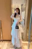 Casual Dresses Sexclusive NWT Self Portrait Ivory Chiffon Wedding Midi Dress AW21935