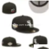 Ballkappen, Ballkappen, Modedesigner, angepasste Hysteresenhüte, Hip Hop, schwarze Farbe, flache Spitze, FL-Größe, geschlossene Baumwolle, Baseball, Fottball, Sport, Dhvc2