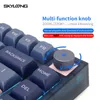 لوحات المفاتيح Skyloong Mechanical Keyboard 75 GK75 Optical Switch قابلة للتبديل MAC متعددة الوظائف مقبض PBT Keycap للألعاب Gamer 231123