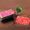 Gift Wrap 10pcs Bells Chinese Silk Brocade Small Zip Purses Jewelry Pouch Handmade Colorful Fabric Bags With Lined