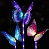 Garden Solar Lights Outdoor - 3 Pack Solar Stake Light Multi-Color Changing LED Garden Lights, Decorative Lights, Solar Powered