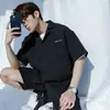 Trainingspakken voor heren Wit Black Shirts Set Set Summer Tracksuit Male Kleding Koreaans Koreaans Streetwear Shopping Party Brand Trend Herenpak 230424