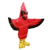 Halloween Red Parrot Mascot Costumes Wysokiej jakości Cartoon Temat Postacie Karnawał Dorosy rozmiar strój świąteczny strój dla mężczyzn kobiety