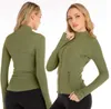 Veste de yoga pour femmes, Slim, sans couture, manches longues, entraînement, séchage rapide, élastique, fermeture éclair, veste de sport