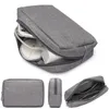 Cosmetische tassen reiskast Organisatorkast voor hoofdtelefoon opbergtas digitale draagbare zipper accessoires oplader data kabel USB