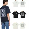 2023トップクラフトマンシップRhude Mens T Shirts Summer Fashion Designer Tshirts Street Casuare Beach Style Tee Cotton Printing Shird Ch32