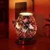Koku lambaları Elektrikli Mum Brülör Tapası Mum Kokulu Mumlar İçin Islı Cam Yağ Gece Işığı 3D Dekoratif262i