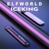 Original ELFWORLD ICEKING Device Pod Kit 2000 Puffs Rechargeable Reliable Champ Chip Disposable E Cigarettes Vape Pen 0% 2% 3% 5% With 380mAh Battery 2ml vs Reload 6000