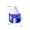 Autres meubles pour enfants Pop Up Tente pour enfants - Spaceship Rocket Indoor Playhouse pour garçons et filles Drop Delivery Home Garden Dhonw