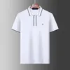 Polo basic da uomo, camicia firmata, polo business, magliette da uomo ricamate di lusso, a maniche corte, taglia M-3XL