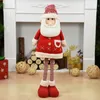 Juldekorationer Big Size Christmas Dolls Infällbara Santa Claus Snowman Elk Xmas figurer Juldekoration Gift till Kid Xmas Tree Ornament 231123