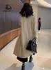 Casual Dresses Women's Dress Knitted Sweater Split 2023 Fall Winter In Korean Fashion Design O-Neck Coat Elegant For Women