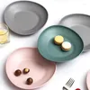 Plates Multi-purpose Dish Household Small Salted Vegetable Plastic Snack Cake Dining Table Garbage Plate Fruit Tray