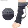足首サポート1PCS ANK Compression Seve for Men ank brace with silicone gel toess pass sock for arry heel pain reli q231124