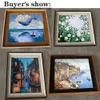 Decorative Objects Figurines Outter Frame For Diy Canvas Oil Painting By Numbers Wood Wall Diamond Embroidery Picture Po 231123