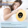 Stillcool Alarm Clock Wake Up Light Sunrise Sunset Simulation Bord Bedside Lamp Eyes Protection With FM Radio Nature Sounds 210322K