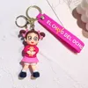 ファッションナイトファンキンスタイルキャラクタージュエリーキーチェーンバックパックカーファッションキーリングアクセサリーキッズギフト