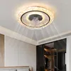 Tavan Işıkları Modern Fan LED Işık ve Uzaktan Kumanda Ev Oturma Odası Yatak Odası Çatı Akrilik Avize 2023 TREND