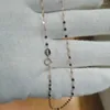 Chains Au750 Real 18K Rose Gold Necklace For Women Lip Chain Link 17.7"L 1.1-1.4g