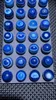 Loose Gemstones 32pcs/lot Blue Agate Heavn Eyes Round 20mm DIY Beads Men And Women's Fine Jewelry