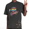 Maglietta da donna di design Camicia Distinguere la versione corretta del mercato T-shirt a maniche con stampa colorata per famiglie T-shirt casual allentata OS unisex